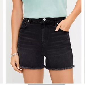 High Waisted Loft Denim Jeans - raw hem